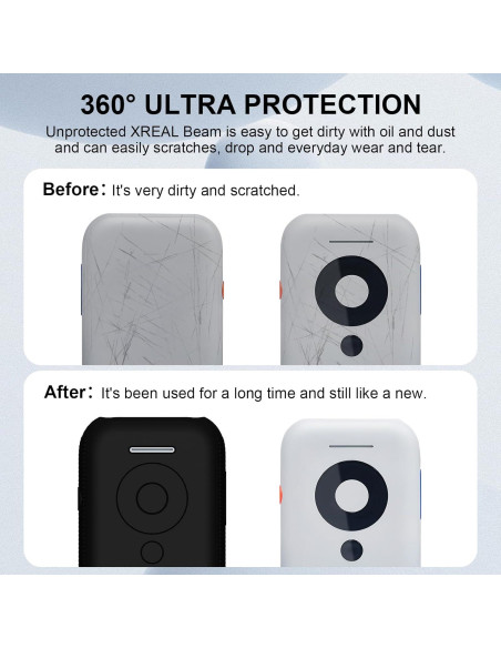 Funda de Silicona TOLUOHU para XREAL Beam - Protección Antigolpes Funda de Silicona TOLUOHU para XREAL Beam - Protección Antigolpes