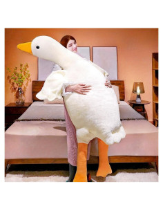 Ganso de Peluche Gigante 160 cm BXEBUI Suave Almohada
