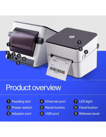 Impresora de Etiquetas Térmicas HP DPI 300, Conexión Ethernet Impresora de Etiquetas Térmicas HP DPI 300, Conexión Ethernet