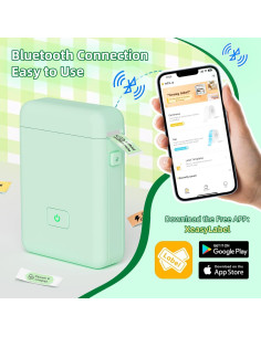 Impresora de Etiquetas Bluetooth HP2-S Portátil Verde 2