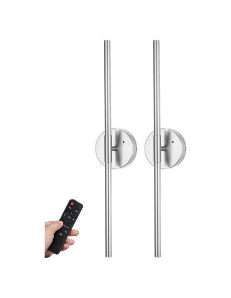 Juego de apliques de pared Lumiquesce 61 cm LED recargables Juego de apliques de pared Lumiquesce 61 cm LED recargables