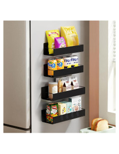 Organizador Magnético de Especias Maytopia - 4 Estantes 29.5x7.5cm