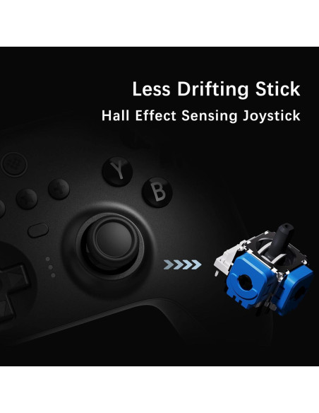 Controlador Bluetooth AKNES Pro Inalámbrico para Switch - Blanco Controlador Bluetooth AKNES Pro Inalámbrico para Switch - Blanco