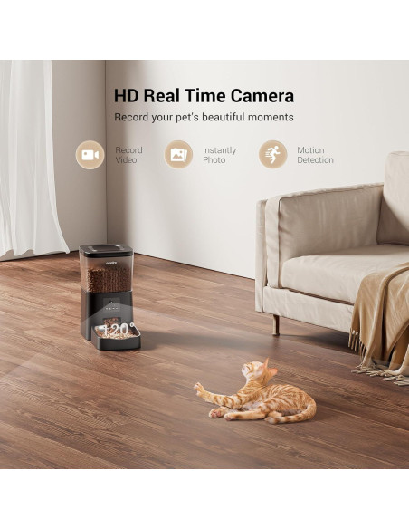 Comedero Automático Espelho para Gatos con Cámara HD y App Comedero Automático Espelho para Gatos con Cámara HD y App