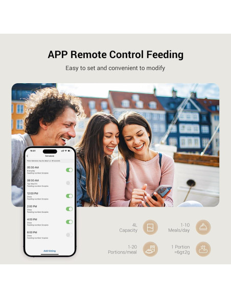 Comedero Automático Espelho para Gatos con Cámara HD y App Comedero Automático Espelho para Gatos con Cámara HD y App