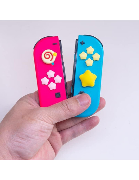 Tomas de Pulgar Kirby NANANINO para Nintendo Switch Amarillo Tomas de Pulgar Kirby NANANINO para Nintendo Switch Amarillo