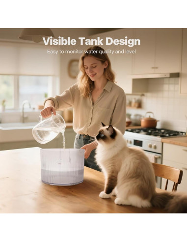 Fuente de Agua Inalámbrica Sharper Image 2L para Gatos