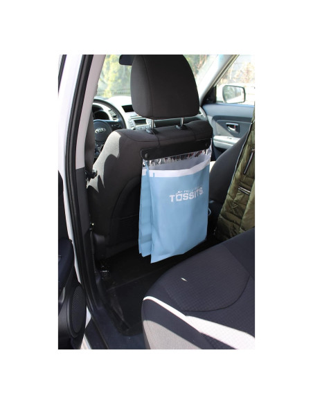 Bolsa de Basura para Coche Tossits Azul Set de 7 a Prueba de Olores Bolsa de Basura para Coche Tossits Azul Set de 7 a Prueba de Olores