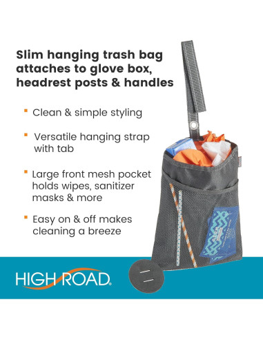 Bolsa de Basura para Auto High Road TrimTrash - Impermeable 3.78L