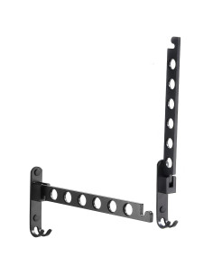 Perchero Plegable JOOM de Metal Negro Mate - Organizador de Ropa