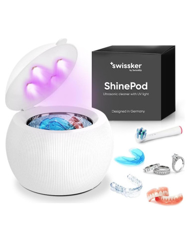 Limpiador Ultrasónico Dental Swissklip ShinePod - 5 Minutos