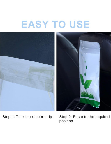 Bolsa de Basura Desechable para Auto Hipruict - 100 Pcs 15.14L