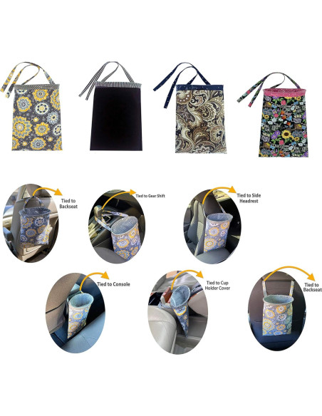Bolsa de Basura para Auto NeatCarBags Pequeña Impermeable Bolsa de Basura para Auto NeatCarBags Pequeña Impermeable
