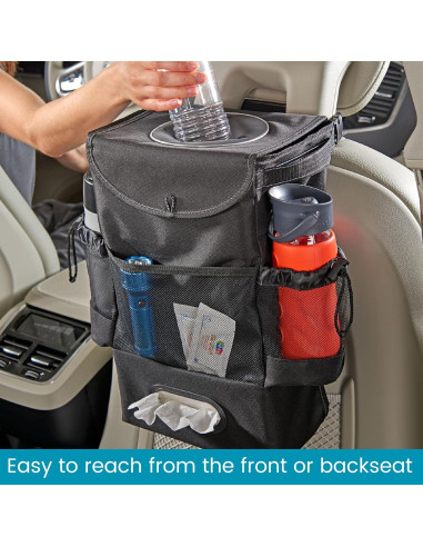 Contenedor de Basura Grande High Road 3 Galones para Auto