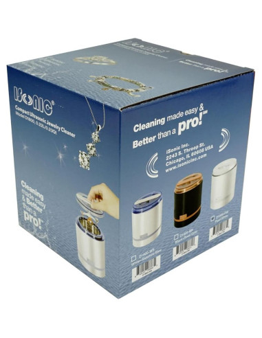 Limpiador de Joyas Ultrasónico iSonic D1800 Compacto 0.22L