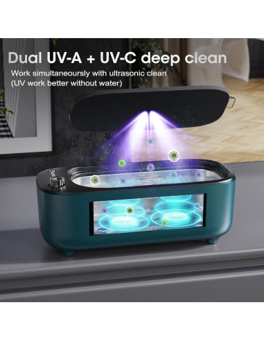 Limpiador Ultrasónico THINNFOK TF-U06 400ml con Luz UV