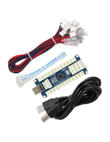 Controlador Arcade SJ@JX USB con 6 Botones Macro
