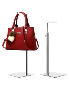 Soportes de Exhibición para Bolsos K KAIDIYIN Ajustables Plateados