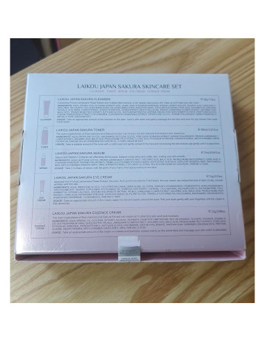 Kit de Cuidado Facial Sakura Yasovigi - 5 Piezas Vegano