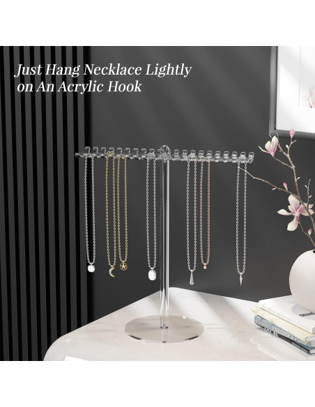 Soporte de Joyería Acrílico HADADER para Collares y Pulseras Soporte de Joyería Acrílico HADADER para Collares y Pulseras