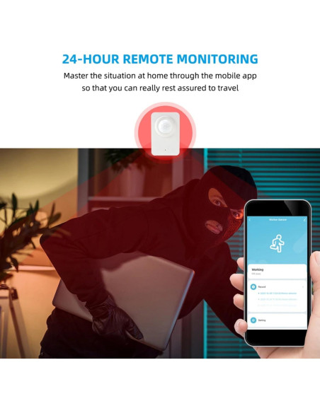 Sensor de Movimiento Wi-Fi SENCKIT PIR Inalámbrico 10m Sensor de Movimiento Wi-Fi SENCKIT PIR Inalámbrico 10m