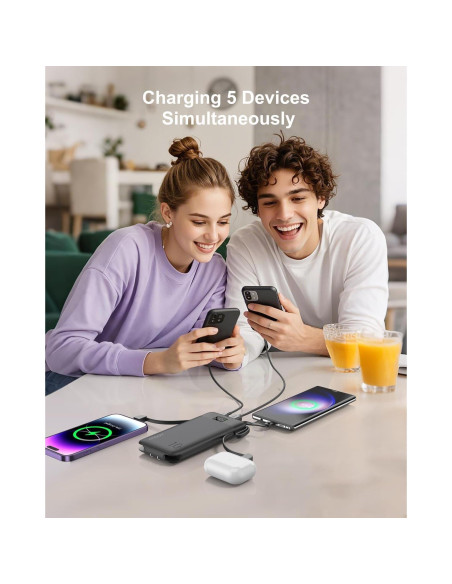 Cargador Portátil ANOUV 10000mAh Carga Rápida USB-C 22.5W Cargador Portátil ANOUV 10000mAh Carga Rápida USB-C 22.5W
