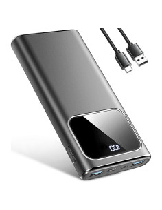 Cargador Portátil 10000mAh Life8 con Carga Rápida 15W y 4 Salidas