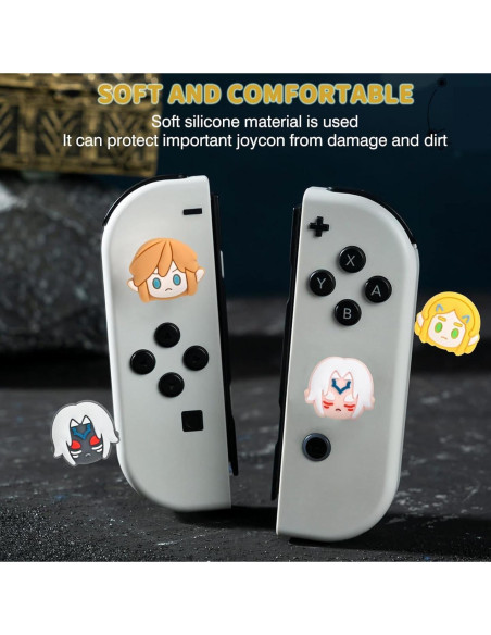 Tapones de Dedo Nintendo Switch Shuttlecock - Silicona 4 Piezas Tapones de Dedo Nintendo Switch Shuttlecock - Silicona 4 Piezas