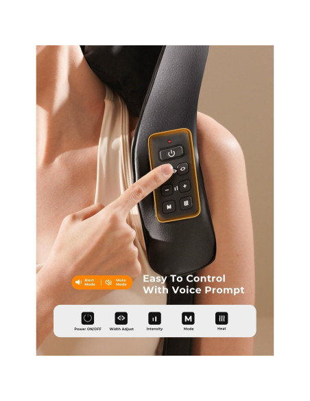 Masajeador de Cuello y Espalda Inalámbrico MASGRE 6D con Calor Masajeador de Cuello y Espalda Inalámbrico MASGRE 6D con Calor