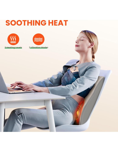 Masajeador de Espalda Shiatsu Heycool HY-1B8 con Calor 3D