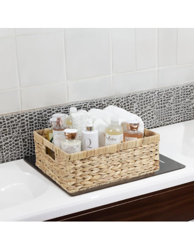 Cesta de Mimbre ORDELITE Grande 35x29x13 cm Almacenamiento