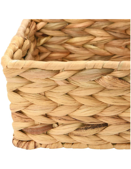 Cesta de Almacenamiento Rectangular Natural Household Essentials Cesta de Almacenamiento Rectangular Natural Household Essentials