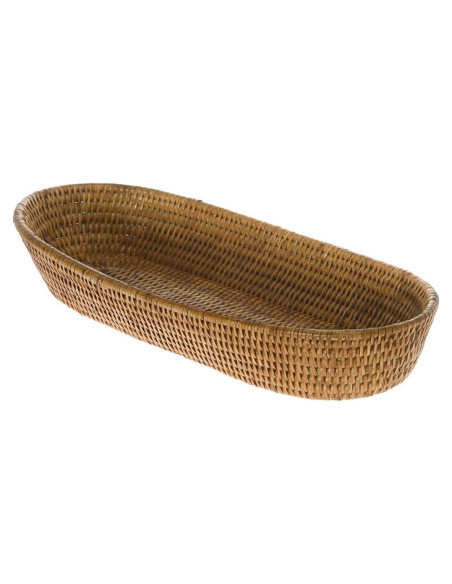 Cesta de Pan KOUBOO La Jolla Grande Ratán Marrón Miel Cesta de Pan KOUBOO La Jolla Grande Ratán Marrón Miel