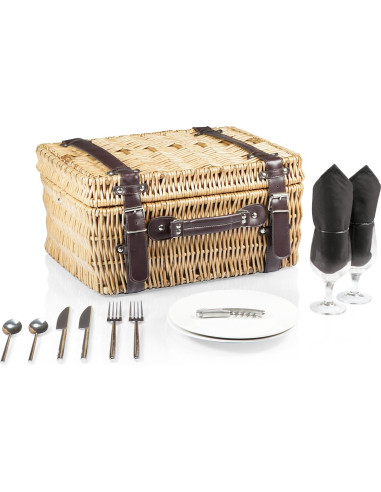 Cesta de Picnic Champion PICNIC TIME para 2 Personas - Mimbre