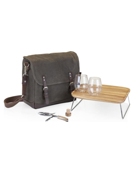 Bolsa de Vino de Aventura Picnic Time con Copas y Mesa Mini Bolsa de Vino de Aventura Picnic Time con Copas y Mesa Mini