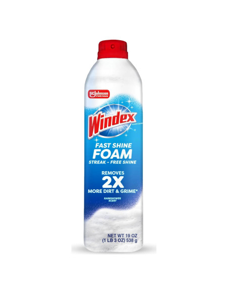 Limpiador de Vidrios Windex Fast Shine Foam 0.56 L Sin Goteo Limpiador de Vidrios Windex Fast Shine Foam 0.56 L Sin Goteo