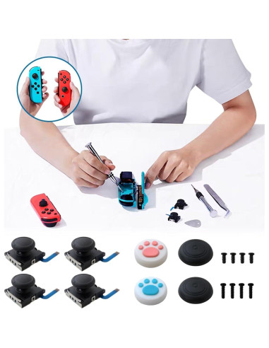 Reemplazo Joystick Analógico 4Pcs USonline911 para Nintendo Switch