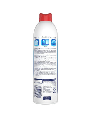 Limpiador de Vidrios Windex Fast Shine Foam 0.56 L Sin Goteo