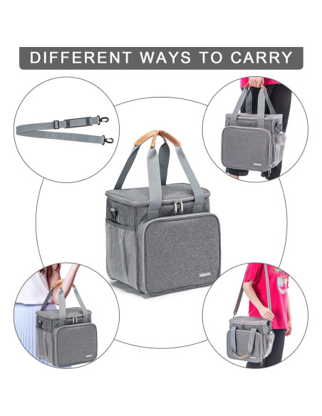 Bolsa de Aseo para Mascotas BABEYER Gris 28x23.1x29 cm Bolsa de Aseo para Mascotas BABEYER Gris 28x23.1x29 cm