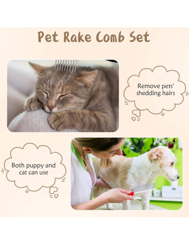 Kit de Aseo para Mascotas Patelai - 4 Piezas para Perros y Gatos