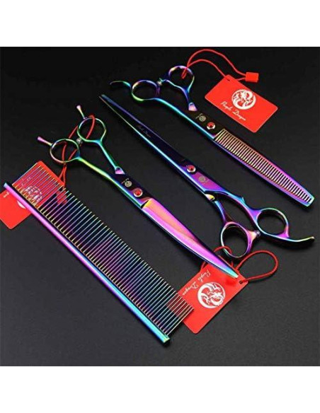Tijeras de Corte de Pelo para Perros Purple Dragon 20.32 cm Tijeras de Corte de Pelo para Perros Purple Dragon 20.32 cm