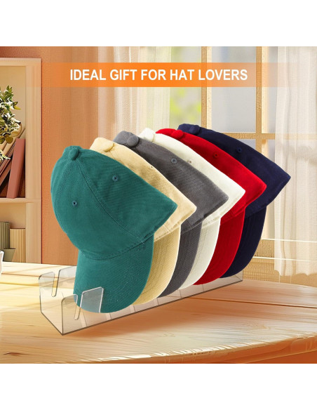 Soporte Acrílico para Gorras de Béisbol Ateclouds - 2 Piezas Soporte Acrílico para Gorras de Béisbol Ateclouds - 2 Piezas