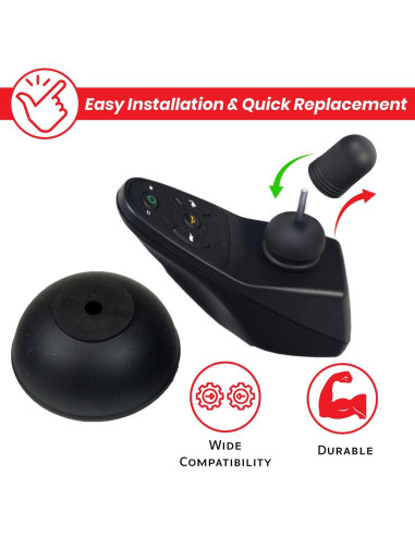 Falda de Joystick AlveyTech para Sillas de Poder - 4.28 cm