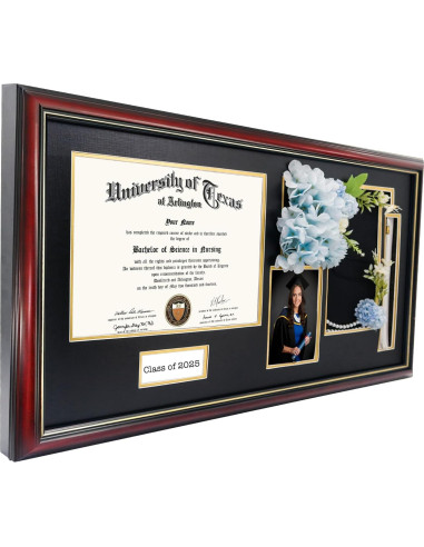 Marco de Graduación GraduationMall 73.7x43.2 cm Madera Cerezo