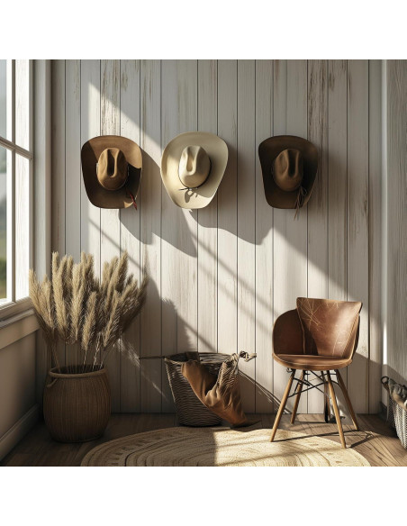 Ganchos Adhesivos para Sombreros Modern JP - Paquete de 6 Ganchos Adhesivos para Sombreros Modern JP - Paquete de 6