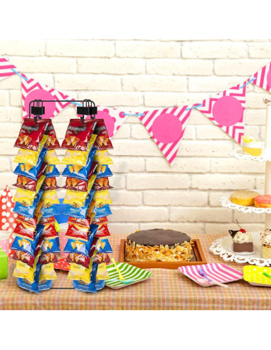 Tiras de Exhibición Colgantes HawHawToys - 4 Soportes de Metal 78.74 cm