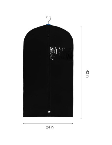 Bolsa de Traje Negra L-Pack 107 cm Duradera y Ligera