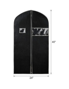 Bolsa de Traje Syeeiex 40" (5 Pcs) Impermeable y a Prueba de Polvo 2