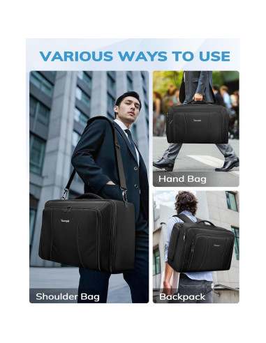 Bolsa de Ropa Convertible Vancropak para Viaje 15.6" Negro