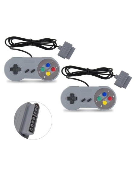 Controlador USB Retro 2 Pack USonline911 para PC y Mac Controlador USB Retro 2 Pack USonline911 para PC y Mac